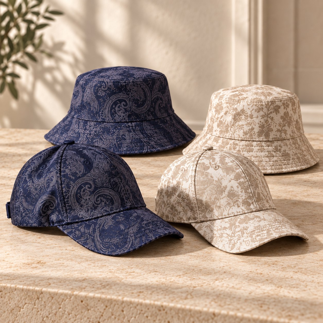 Cappelli in tessuto